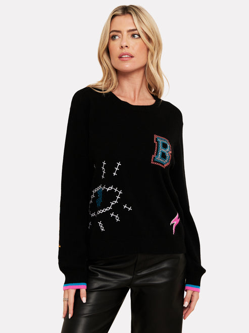 Brodie Icon Jumper in Black