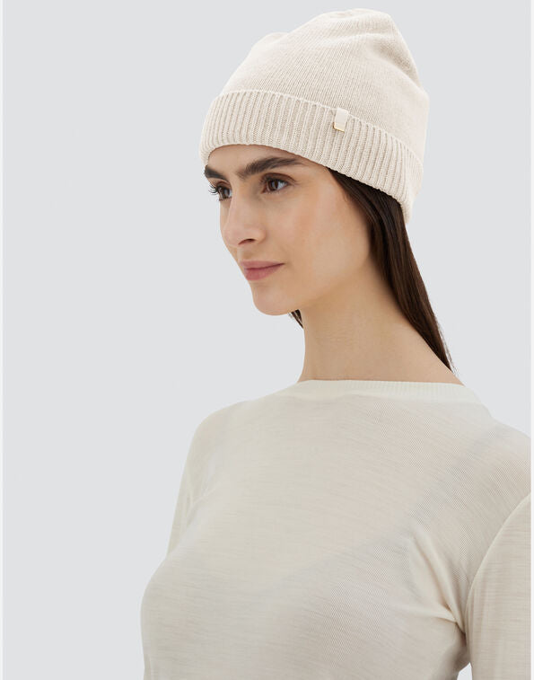 Herno Knitted Hat BER00004D in Blue or Beige