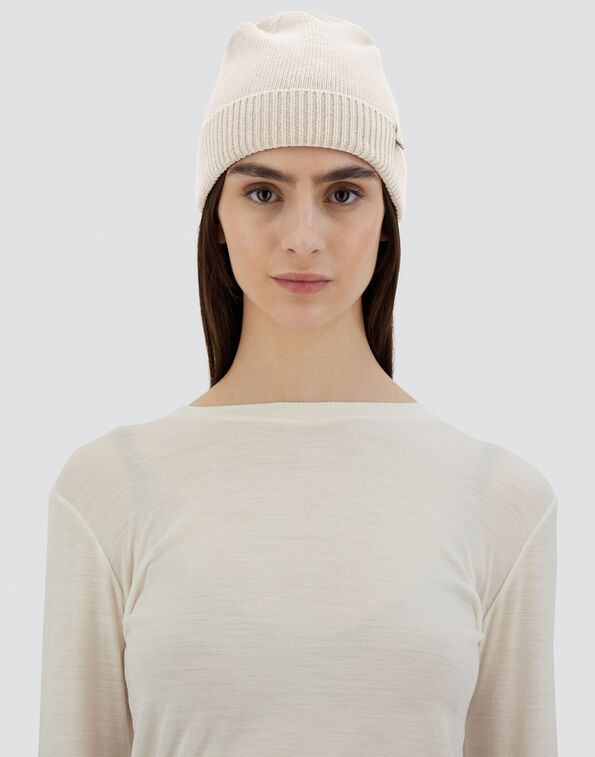 Herno Knitted Hat BER00004D in Blue or Beige