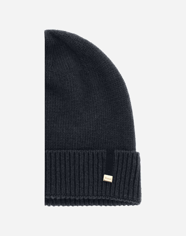 Herno Knitted Hat BER00004D in Blue or Beige