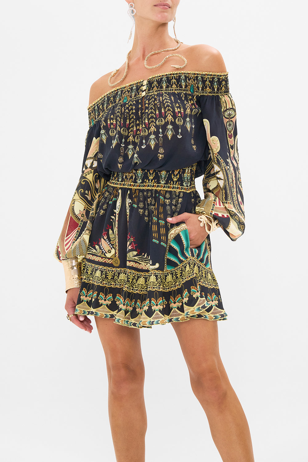 Camilla off the shoulder dress sale