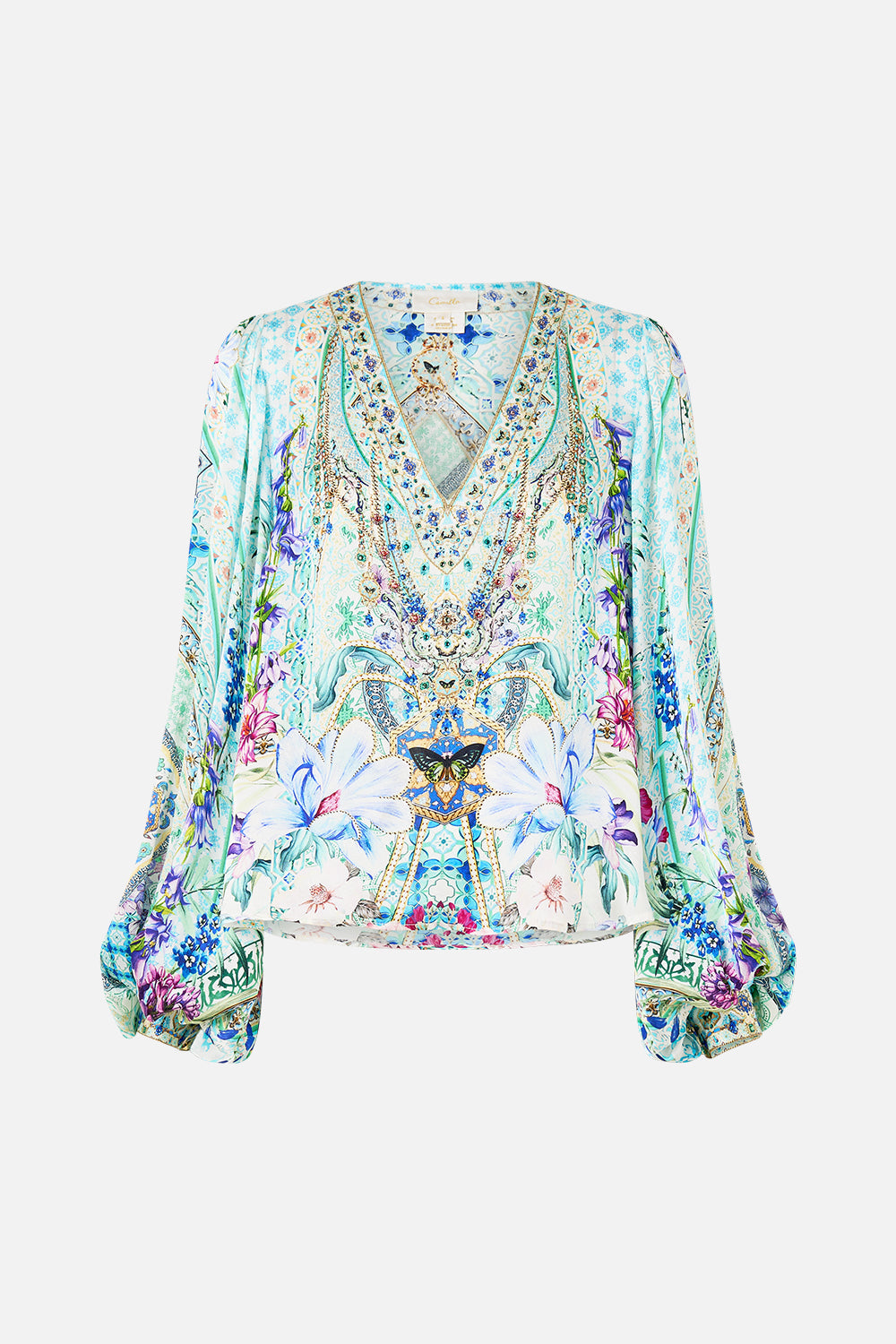 Camilla V-Neck Blouse 33957