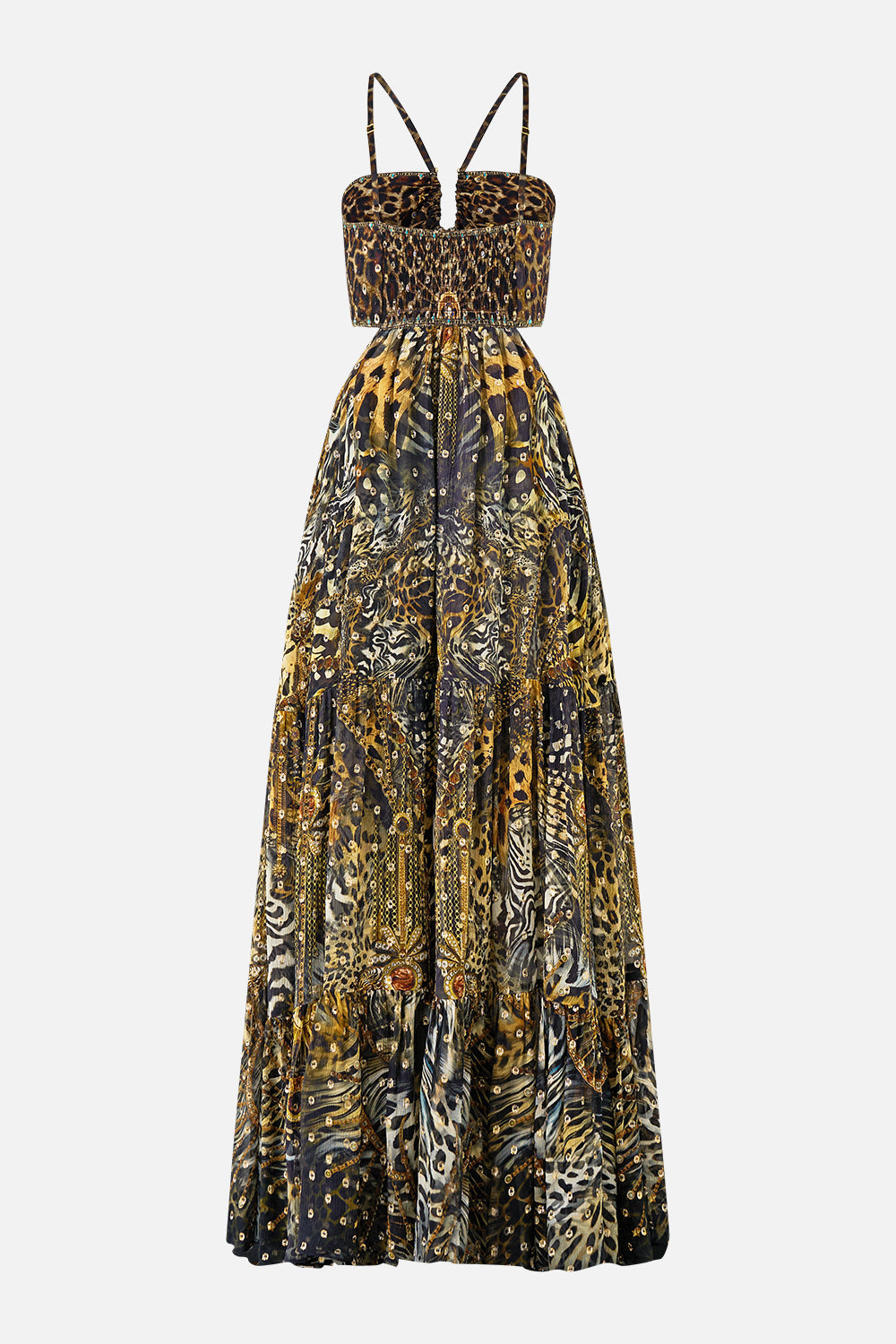 Camilla Gathered Cut Out Dress 38223