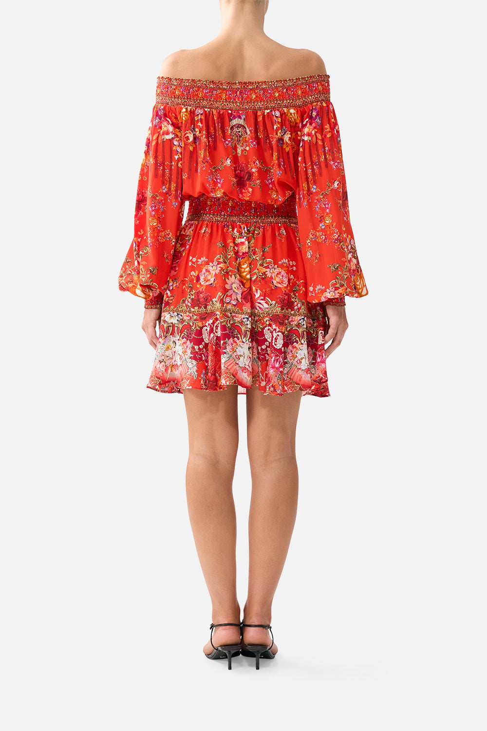 Camilla Off Shoulder Short Dress 00040413