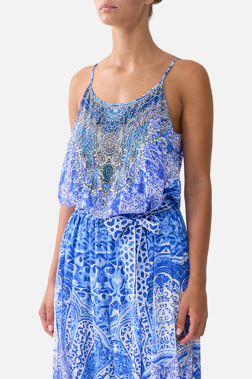 Camilla Shoestring Strap Jumpsuit 00041127