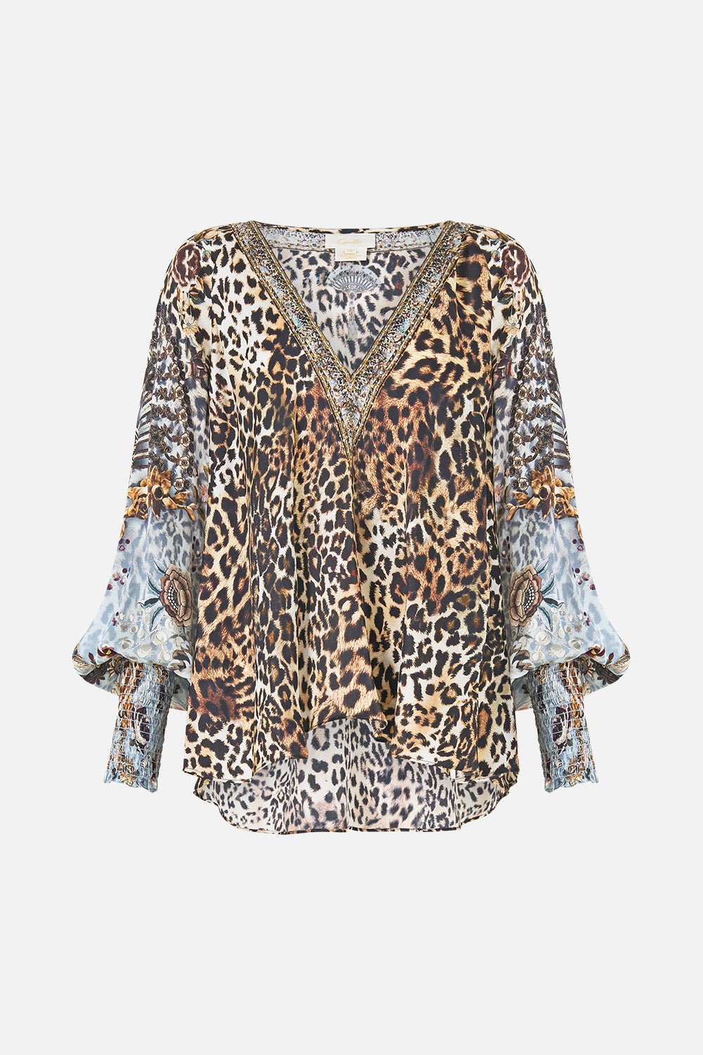 Camilla Shirred Cuff Blouse 41310