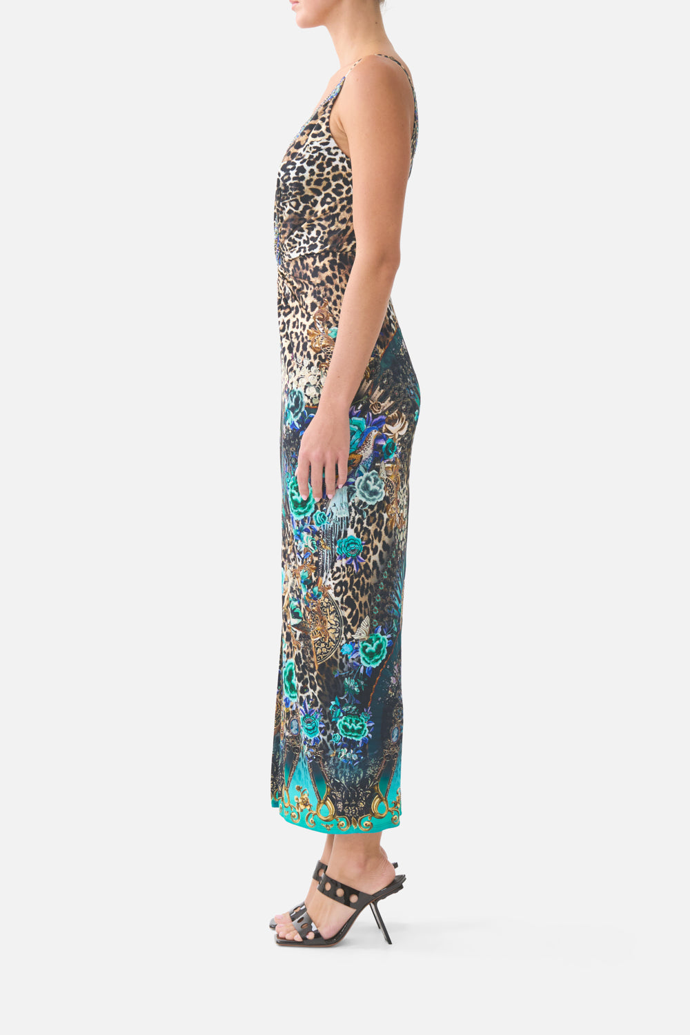 Camilla Strappy Dress With Twist Front 41611