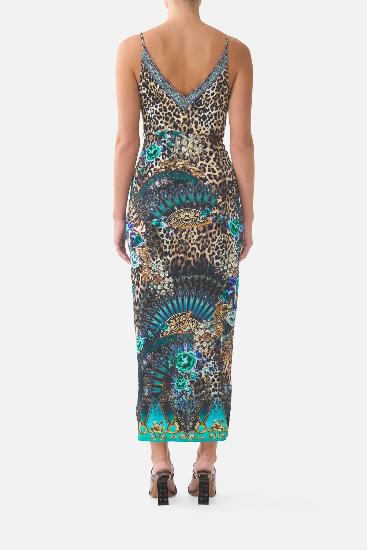 Camilla Strappy Dress With Twist Front 41611