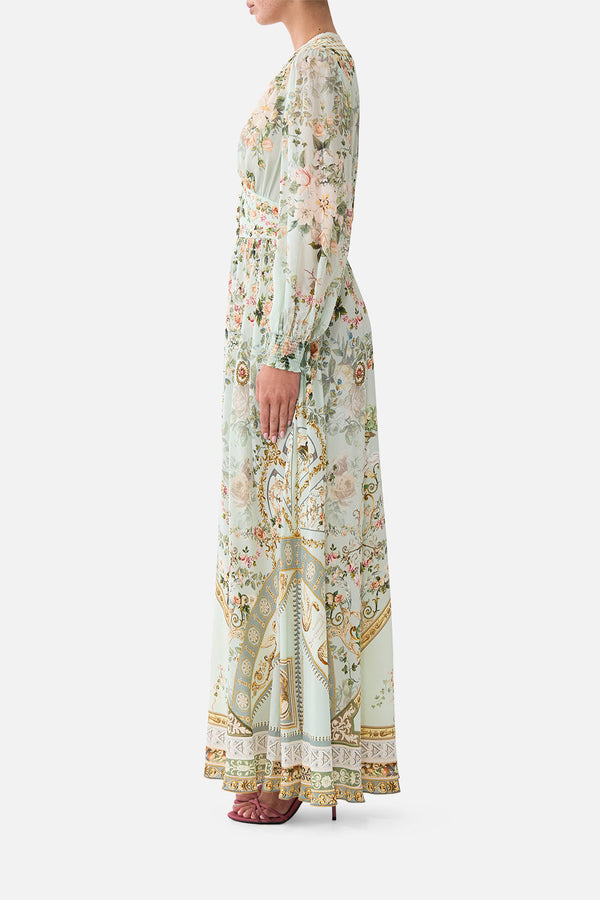 Camilla Button Dress With Shaped Waistband 00042734