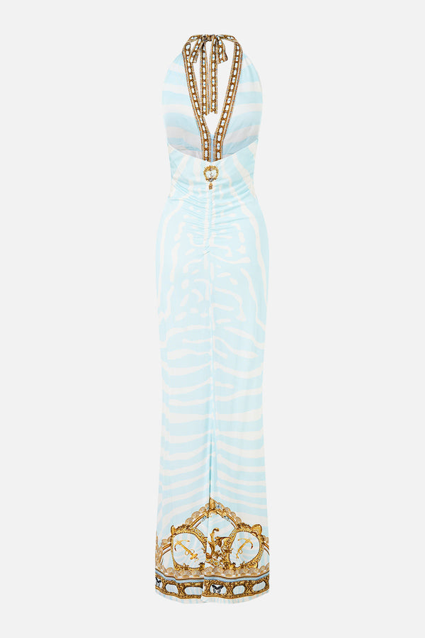 Camilla Ruched Front Halter Dress 45788