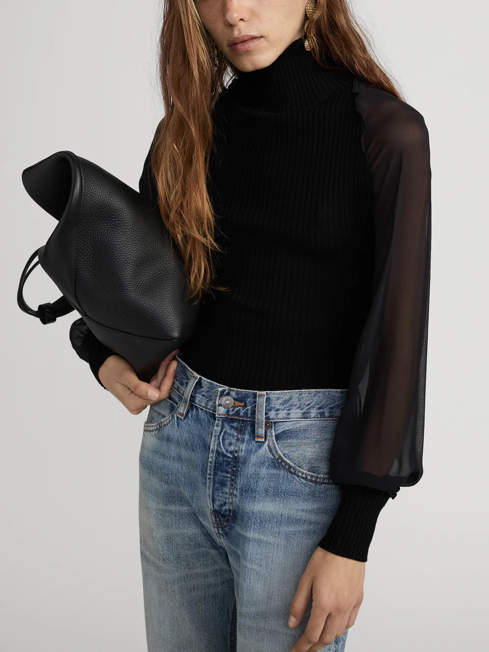 Frame The Sheer Sleeve Top WP26KSW056