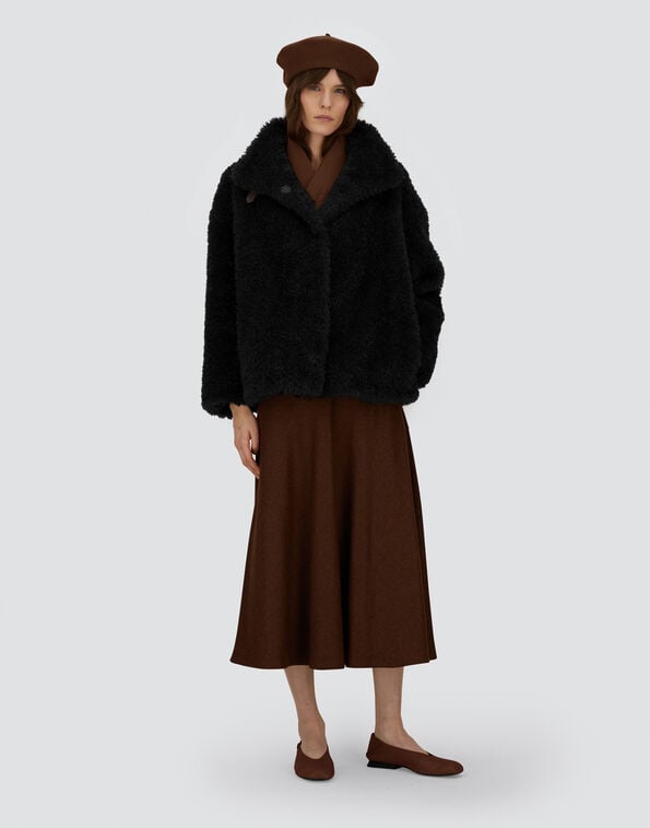 Herno GI000331D Faux Fur Short Coat