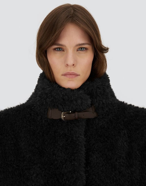Herno GI000331D Faux Fur Short Coat
