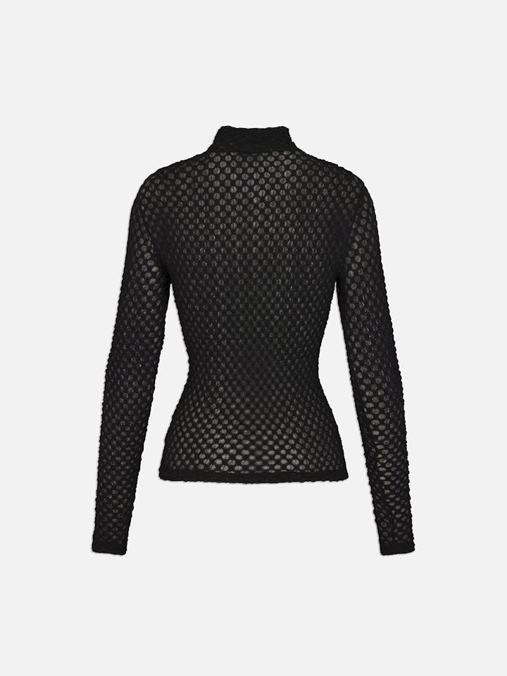 Frame Mesh Lace Turtleneck LWTS2059