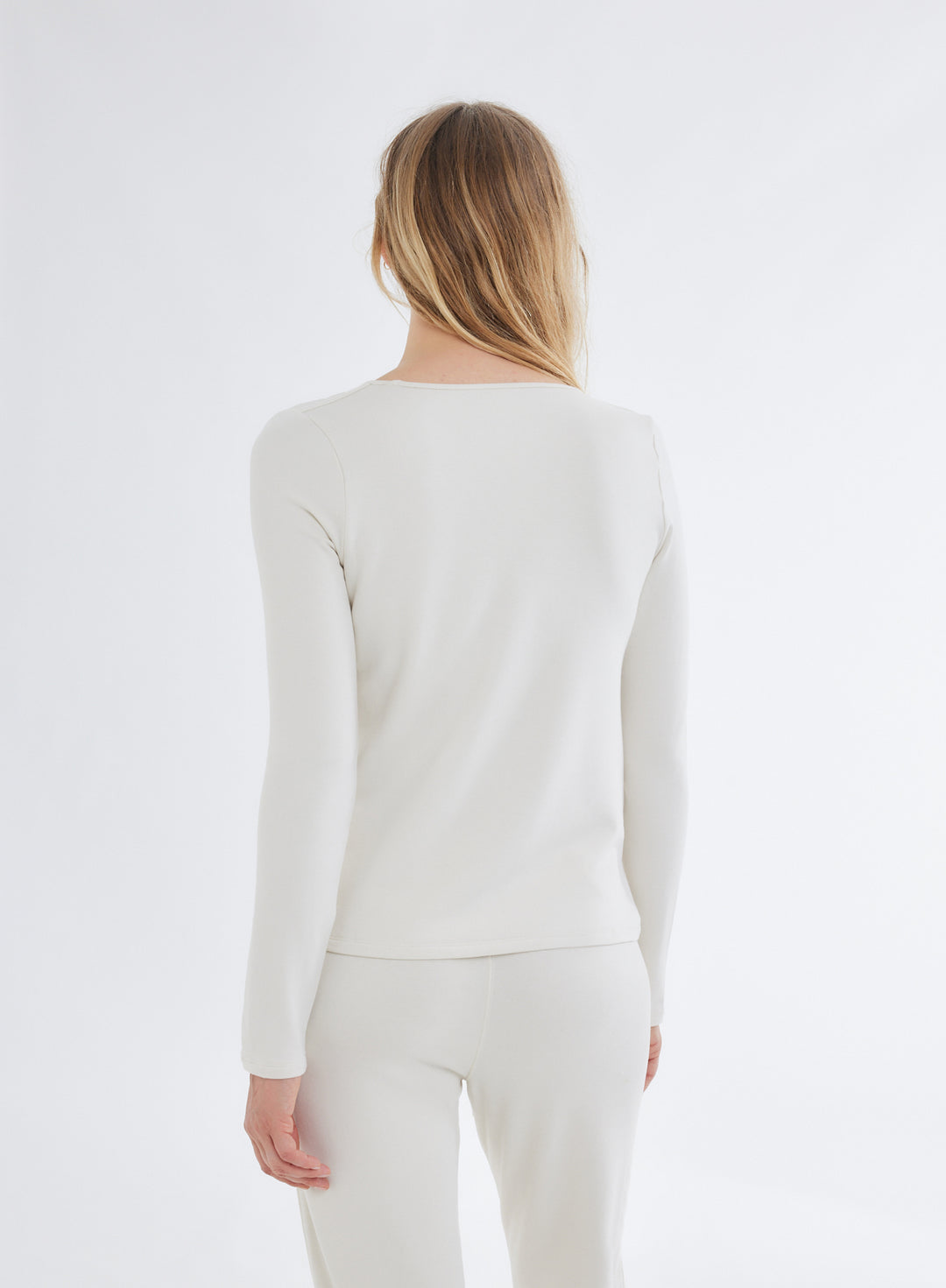 Majestic Filatures Long Sleeve Top FTS856 in Ivory or Black