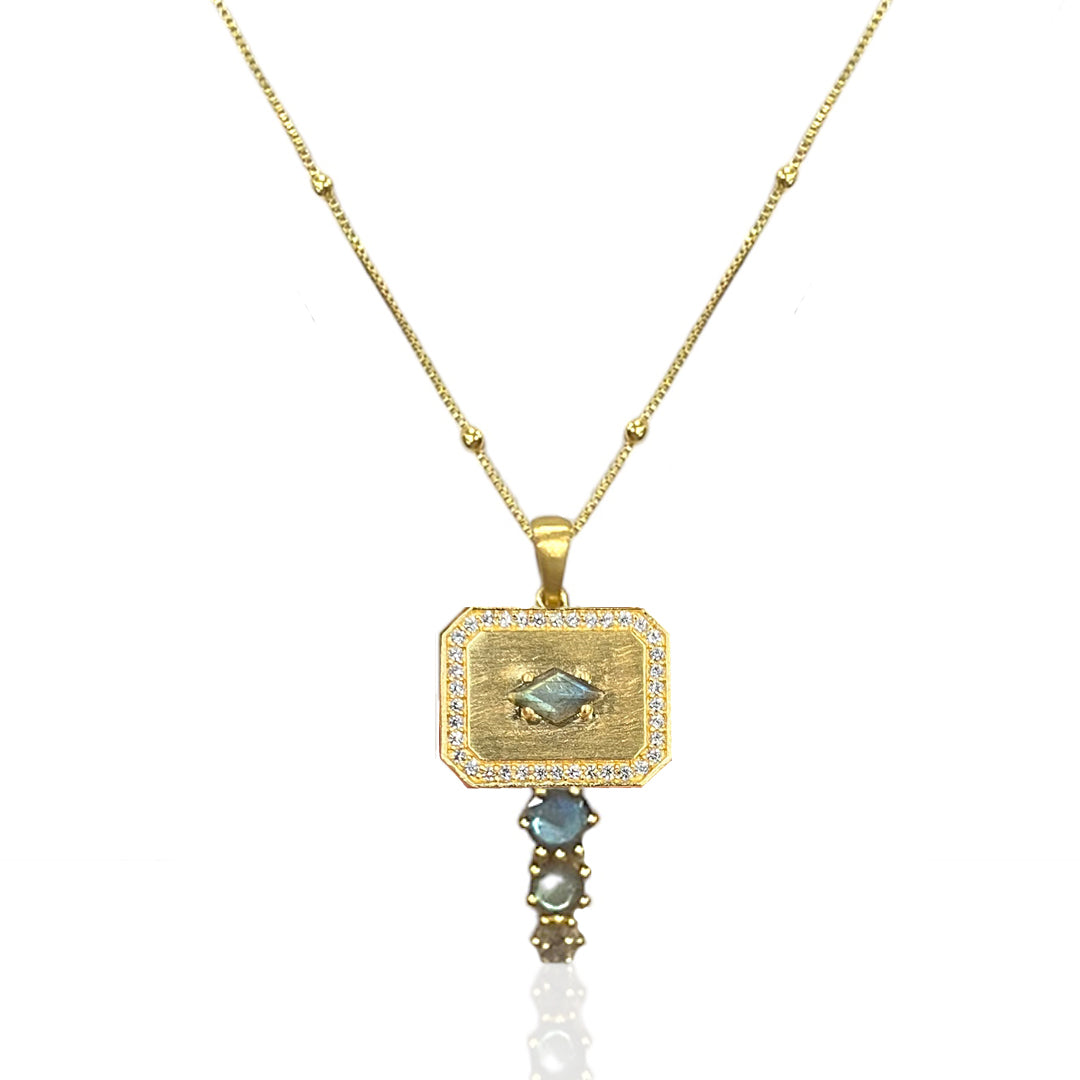 Tat2 N767 Dalia Necklace in GLD/LAB