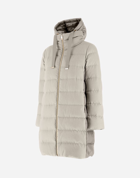 Herno Half Coat PI001969D in Cream