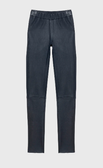 Max & Moi Perlegging Leather Trousers