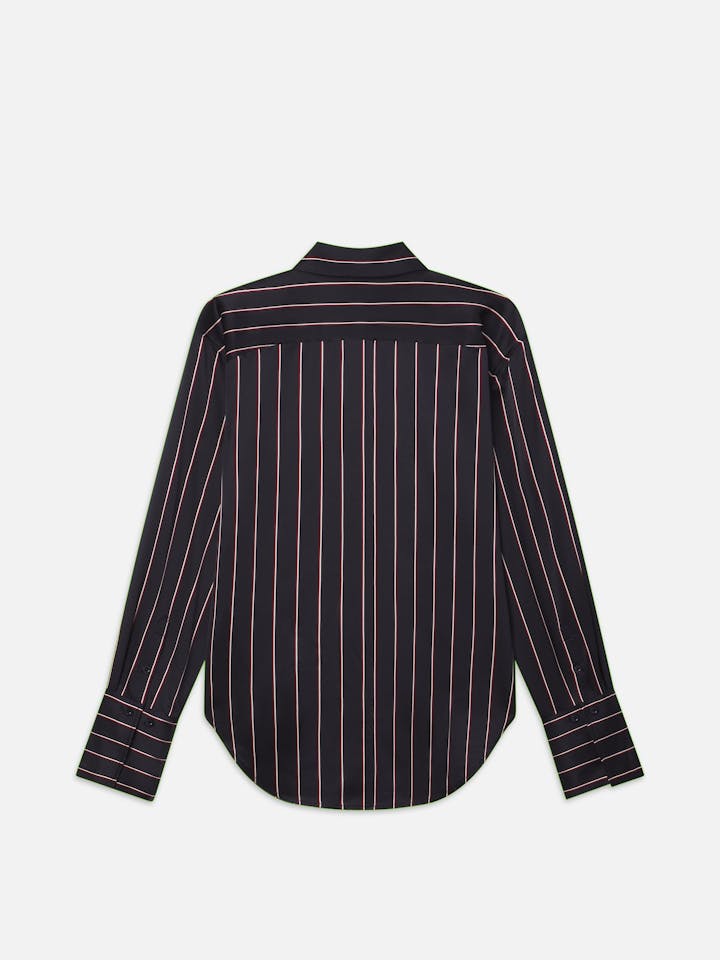 Frame The Standard Shirt WSH009 in Navy Stripe Multi